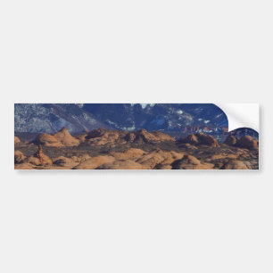 Petrified Sand Dunes At Arches National Park Bumper Sticker