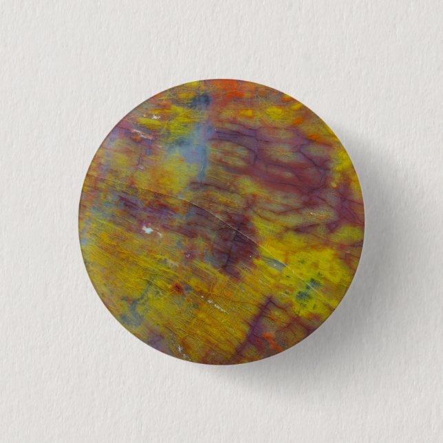 Petrified Wood 3 Cm Round Badge (Front)