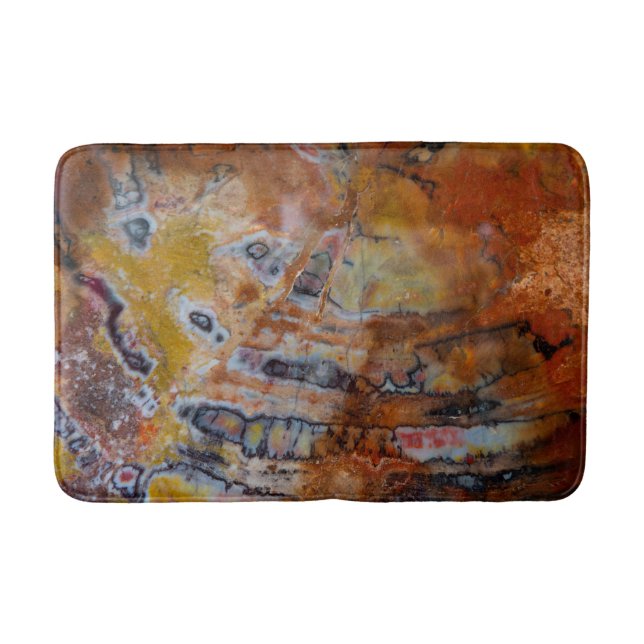 Petrified Wood Brown Bath Mat (Front)