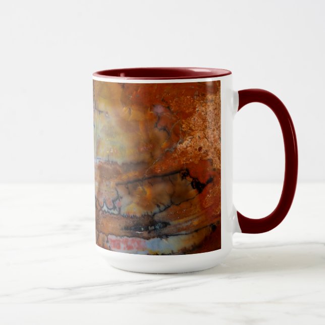 Petrified Wood Brown Mug (Right)
