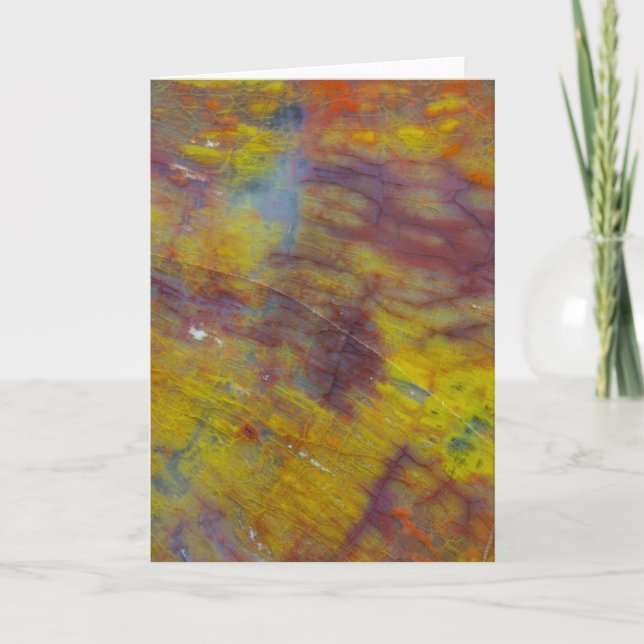 Petrified Wood Card (Front)