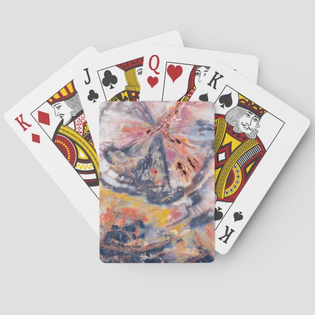 Petrified wood detail, Arizona Playing Cards (Back)
