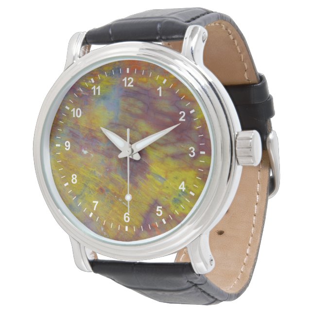 Petrified Wood Watch (Angled)