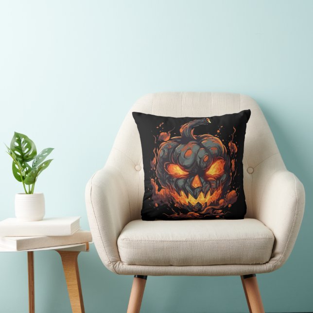  Petrifying Pumpkin Cushion (Chair)
