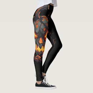 Petrifying Pumpkin Leggings