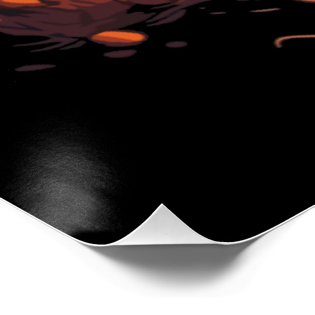  Petrifying Pumpkin Poster (Corner)