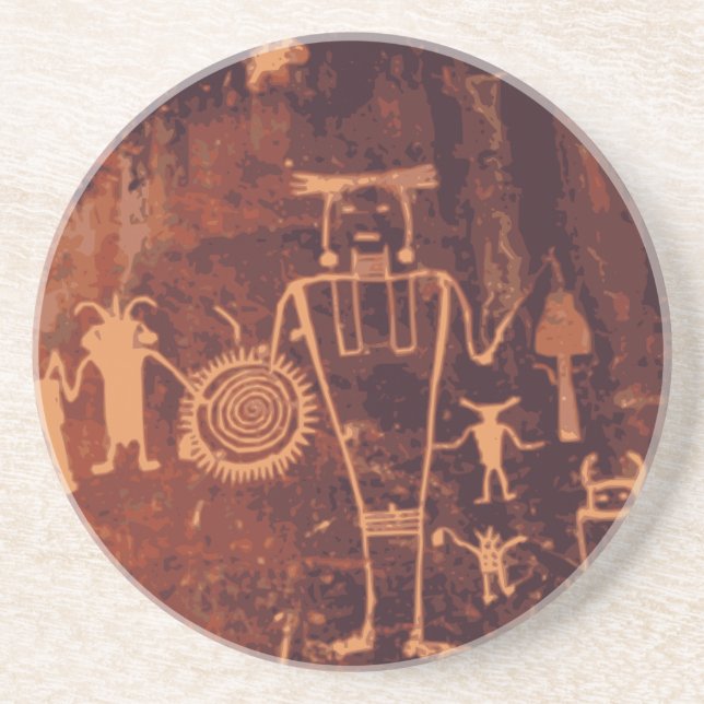 Petroglyph, Dinosaur National Monument, Colorado Coaster (Front)