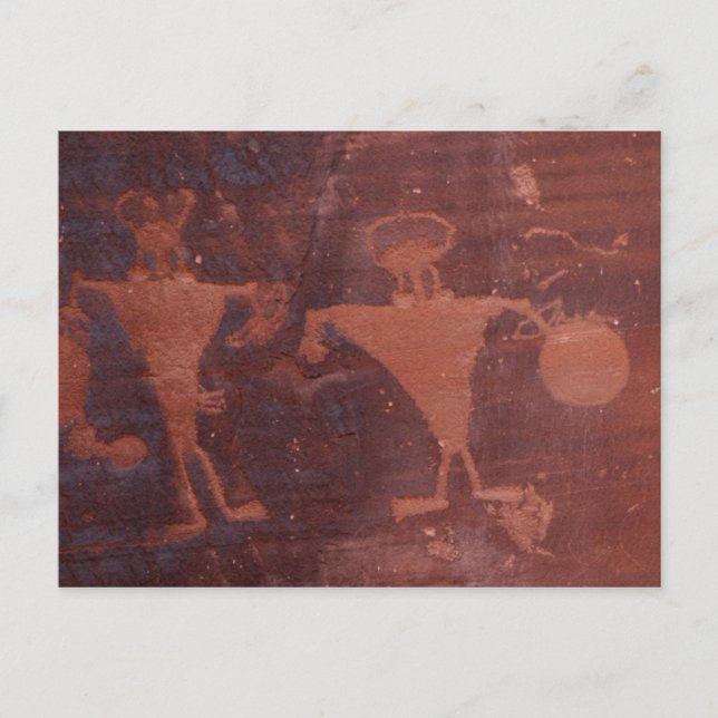 Petroglyph in Moab, Utah Postcard (Front)