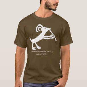 Petroglyph, Mountain Goat Flute Player T-Shirt