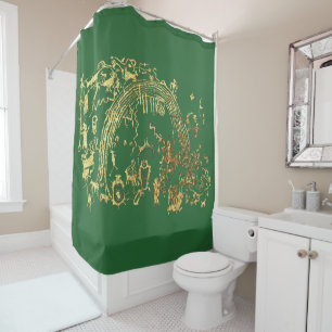 Petroglyph Panel Shower Curtain