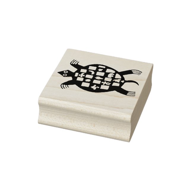 Petroglyph Tortuga Rubber Stamp (Stamp)