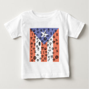 Petroglyphed Flag Baby T-Shirt