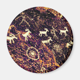 PETROGLYPHS NEVADA DESERT AMERICAN SOUTHWEST MAGNET