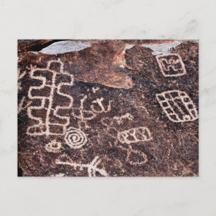 PETROGLYPHS NEVADA DESERT AMERICAN SOUTHWEST POSTCARD