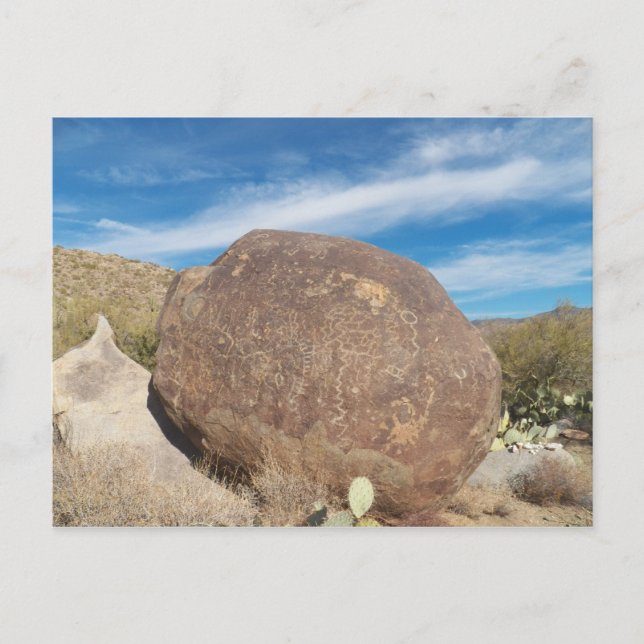 petroglyphs postcard (Front)