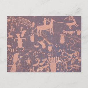 Petroglyphs Rock Postcard