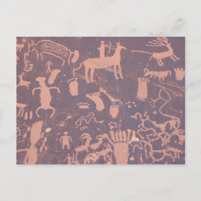 Petroglyphs Rock Postcard (Front)