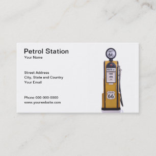 Petrol Station Business Card