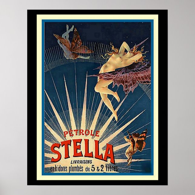 Petrole Stella Vintage Ad Poster 16 x 20 (Front)