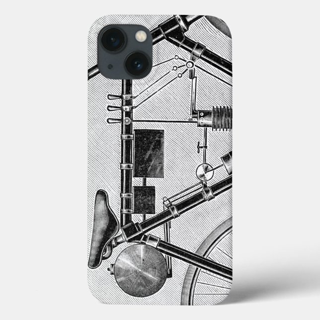 Petrolette Omega Motorcycle, 1895 Case-Mate iPhone Case (Back)