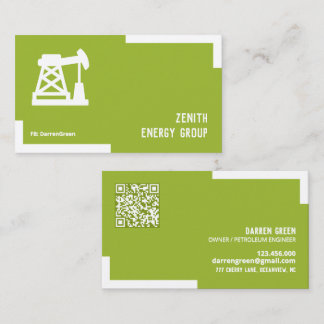 Petroleum Industry QR Business Card