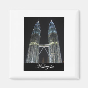 Petronas Towers at Night Magnet