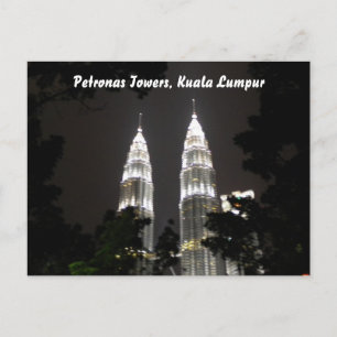 Petronas Towers postcard