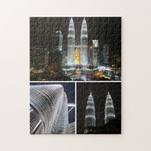 petronas towers triple jigsaw puzzle