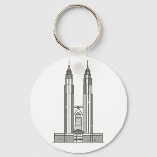 Petronas Towers World landmark Key Ring