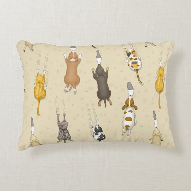 Pets Allowed Decorative Cushion (Front)