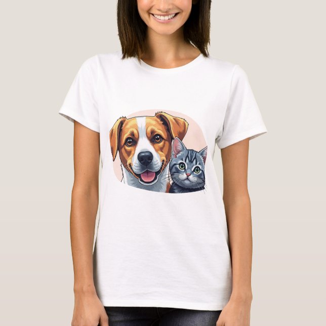 pets and dog T-Shirt (Front)