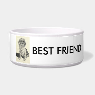 Pets Bowl -Cocker Spaniel Best Friend