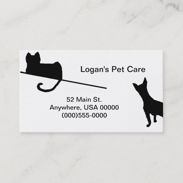 Pets Business Card (Front)