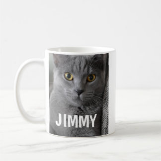 PETS CAT TYPOGRAPHY CUSTOM COFFEE MUG