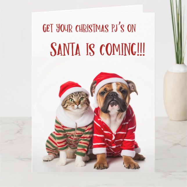 Pets Christmas Card (Front)