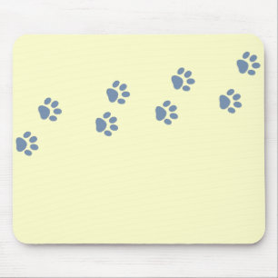 pets dog cat pawprints mouse pad