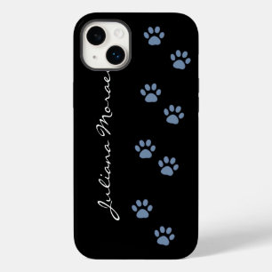pets dog cat pawprints personalised Case-Mate iPhone 14 plus case