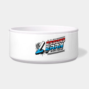 PETS FOCUS LESSONS LEARN CERAMIC PET BOWL 