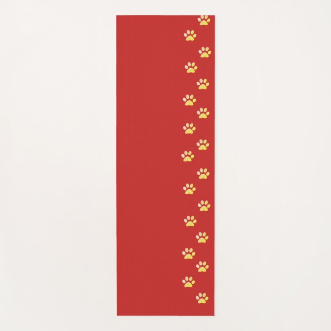 pet's footsteps - yoga mat (Front)
