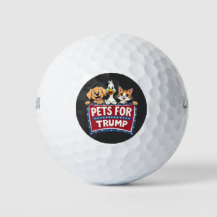 Pets For Trump Cats Maga Dogs Election Golf Balls