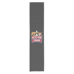 Pets For Trump Cats Maga Dogs Election Short Table Runner