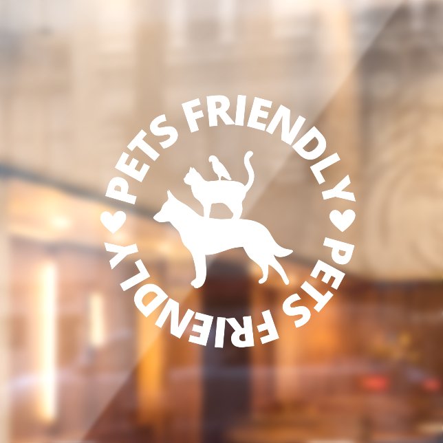 Pets Friendly Sign , Dogs Friendly Storefront Sign (Sheet 2)