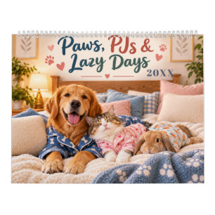 Pets in Cosy Pyjamas Calendar