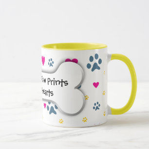 Pets Leave Paw Prints on Our Hearts Mug