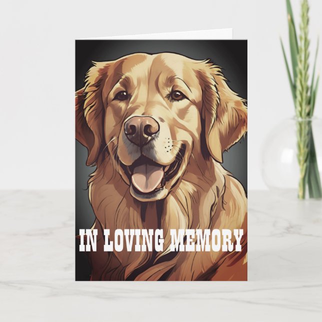 pets loss of dog sympathy cards (Front)