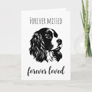 pets loss of dog sympathy cards