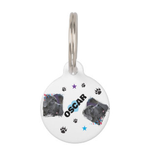 PETS LOVER TRENDY MODERN NAME,PHOTO PET TAG