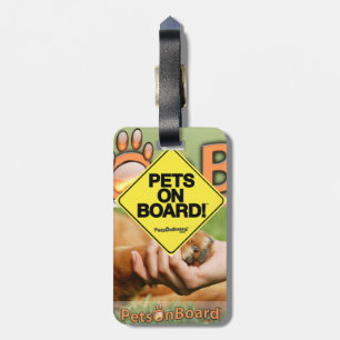 Pets On Board™ Luggage Tag, Sign & Logo Tag