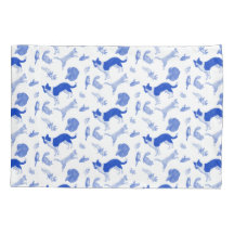 Pets on Parade Pillow Case (Blue) 