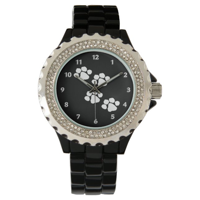 Pets Paw Prints Watch (Front)